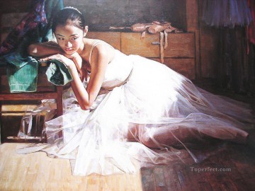 Ballerina Guan Zeju32 Chinese Oil Paintings